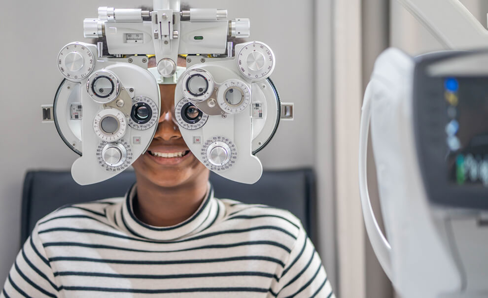 Person Having an Eye Exam