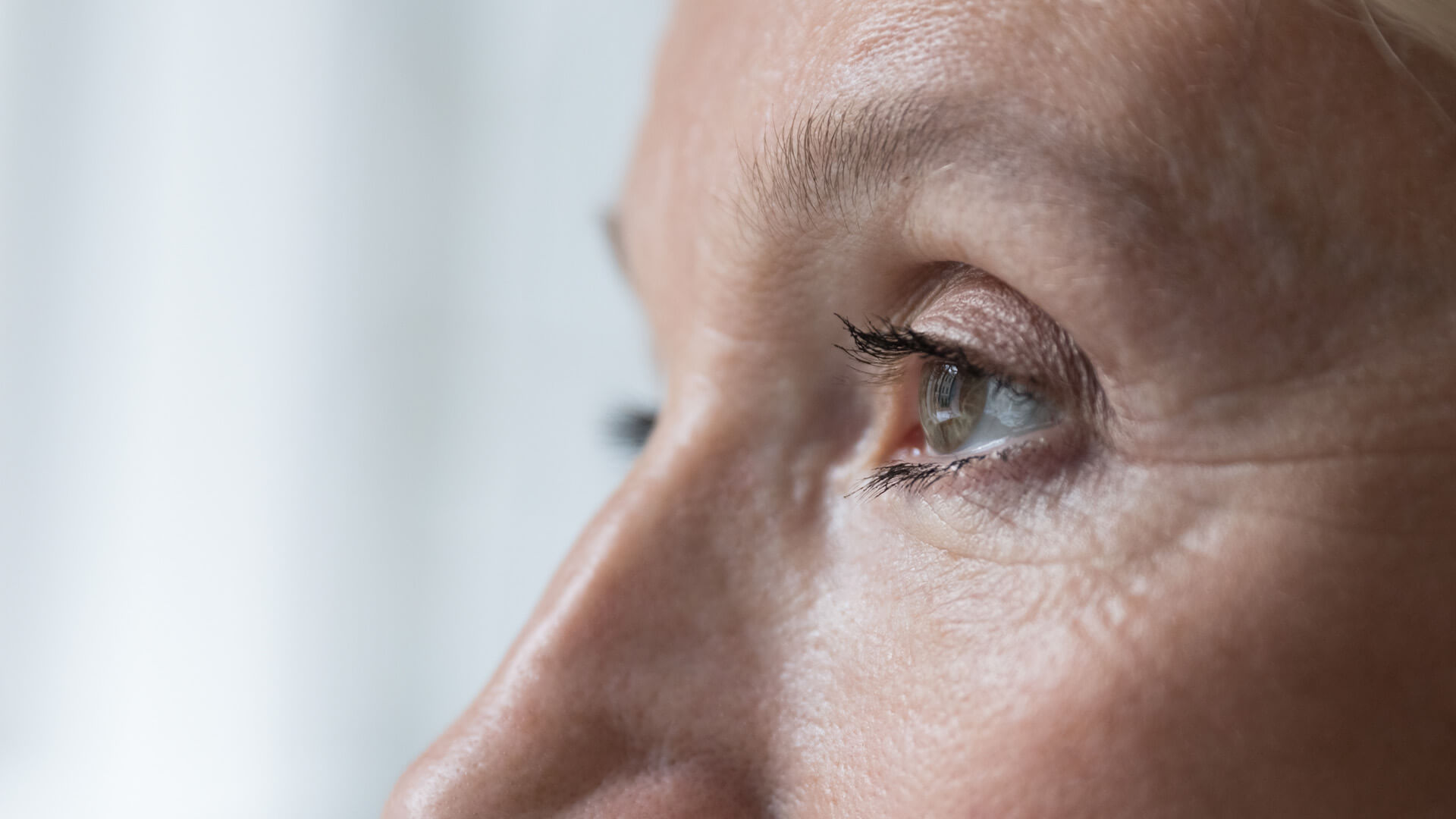 Closeup of a woman's eye